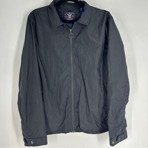 SCOTCH & SODA Men’s Black Full Zip Lightweight Jacket Sz XL